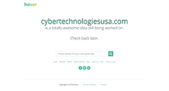 Desktop Screenshot of cybertechnologiesusa.com