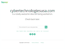 Tablet Screenshot of cybertechnologiesusa.com